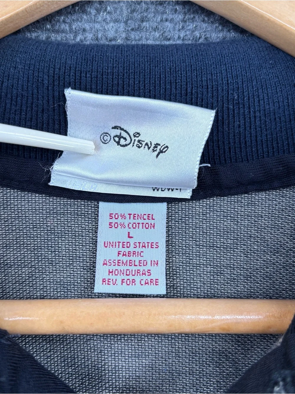 VTG Walt Disney World Gray Grandpacore Golf Polo Embroidered Mickey Men’s L - Picture 6 of 12